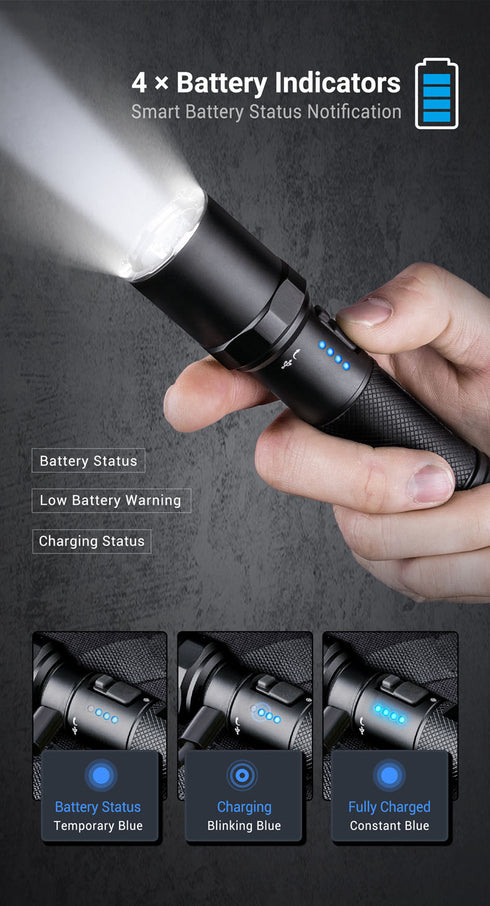 NEXTORCH P81 3000流明高亮手電筒