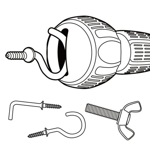 Anex 3775-H批咀手柄(柄尾可扭吊環)