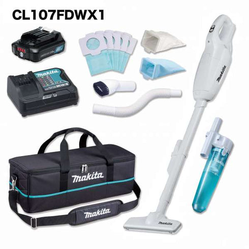 牧田Makita CL107FD 12Vmax充電式吸塵機(塵袋式)(按鈕開關)