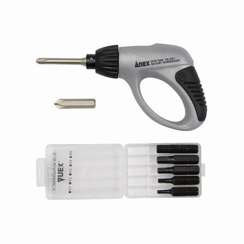 Anex 431槍型棘輪手柄連批咀