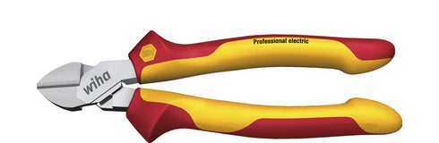 Wiha 43335 6.5"絕緣鍍鉻斜咀鉗