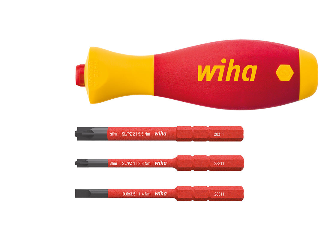 Wiha 43449 換桿式絕緣螺絲批套裝 – 達成電子五金量具有限公司