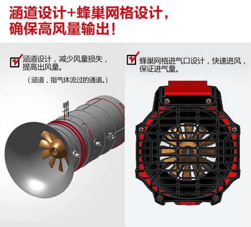 大有Devon 4707 20V鋰電無刷重型調速吹風機