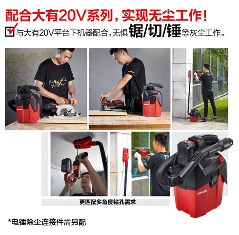 大有Devon 4713 20V鋰電吸塵機