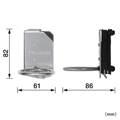 田島Tajima SFKHS-H1快扣式不鏽鋼工具掛勾 H型單孔 (連快拆扣)