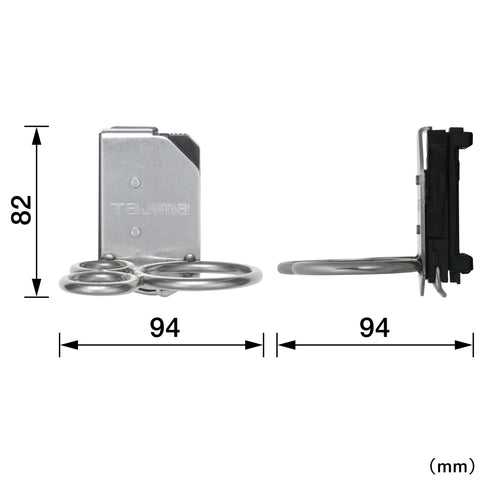 田島Tajima SFKHS-H3快扣式不鏽鋼工具掛勾 H型三孔 (連快拆扣)