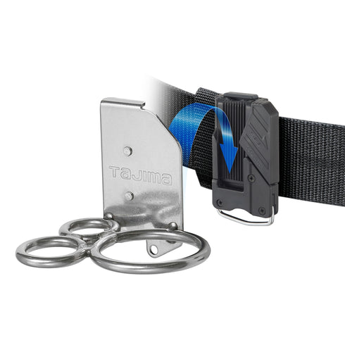 田島Tajima SFKHS-H3快扣式不鏽鋼工具掛勾 H型三孔 (連快拆扣)