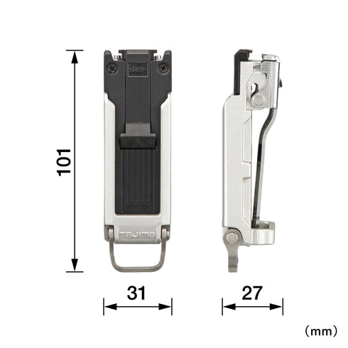 田島Tajima SFC-MSHLD超薄夾式金屬快拆扣