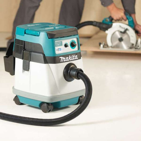 牧田Makita DVC154LZX 18Vx2充電式集塵機15公升(HEPA過濾網)(藍牙連動)(淨機)