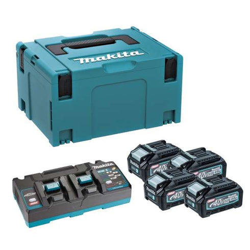 牧田Makita 191U34-1 40Vmax 4.0Ah 鋰電4粒及充電器套裝