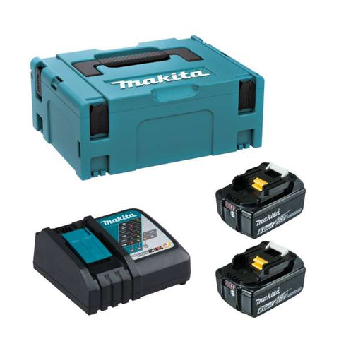 牧田Makita 199698-9 18V 6.0Ah 鋰電2粒及充電器套裝