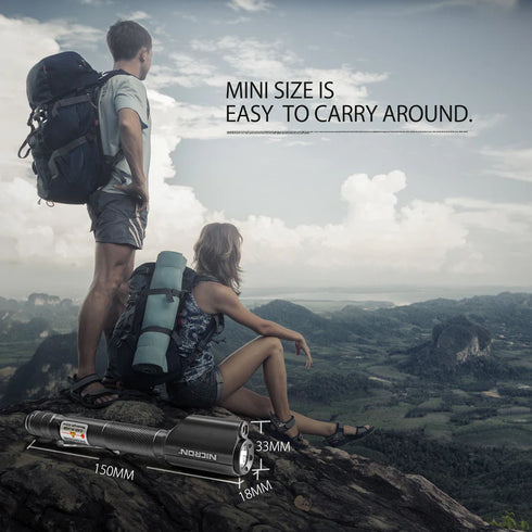 Nicron B24R電筒+鐳射筆