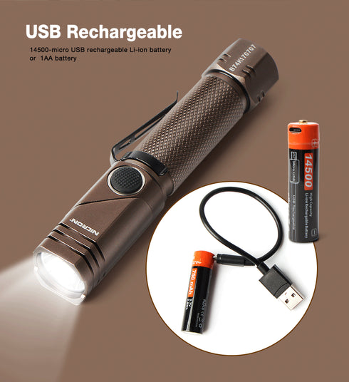 Nicron B007+磁吸曲頭電筒