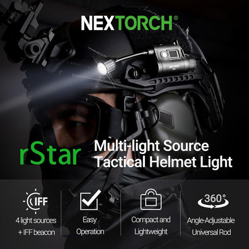 NEXTORCH rStar多光源戰術頭盔燈