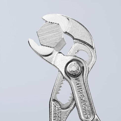凱尼派克Knipex 87 03 125 / 180 / 250 / 300 Cobra®鍍鉻快速調較膠柄水泵鉗
