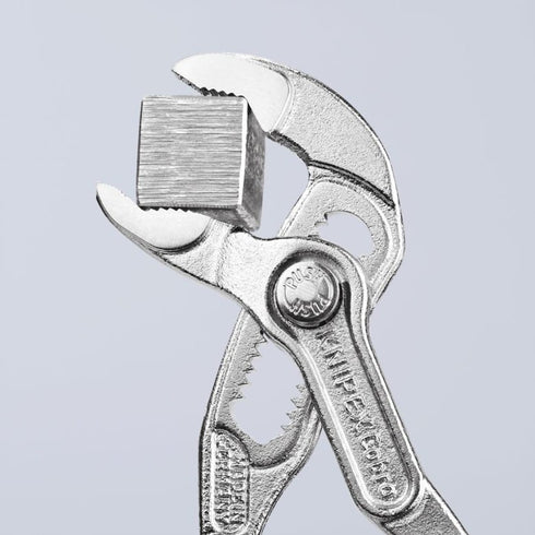 凱尼派克Knipex 87 03 125 / 180 / 250 / 300 Cobra®鍍鉻快速調較膠柄水泵鉗