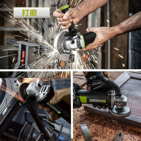 威克士Worx WU800S 110V / 220V角磨機(側開關)