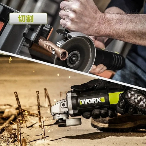 威克士Worx WU800S 110V / 220V角磨機(側開關)