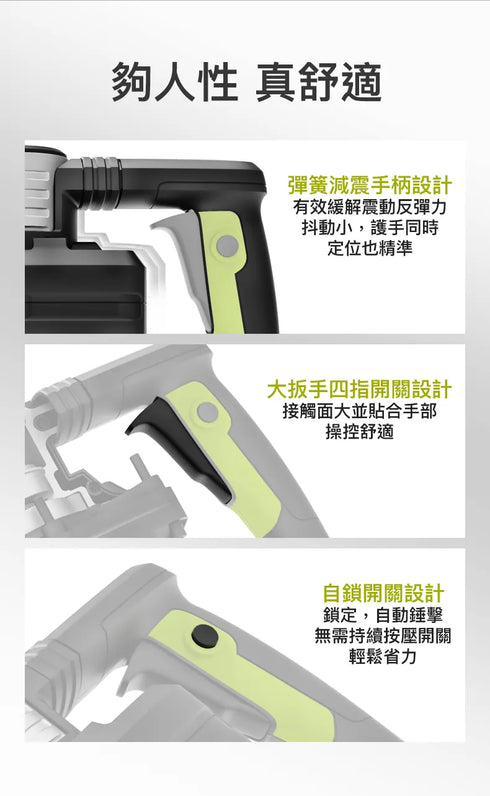 威克士Worx WU359X 220V電鎬