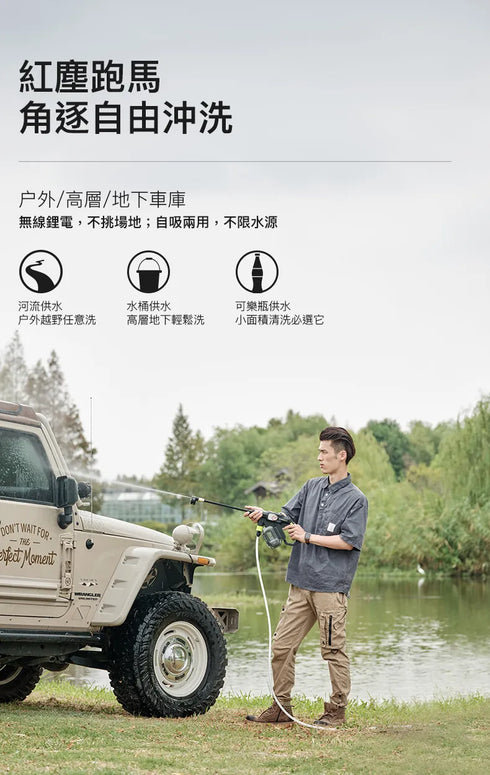 威克士Worx WU633 20V 無刷高壓清洗機