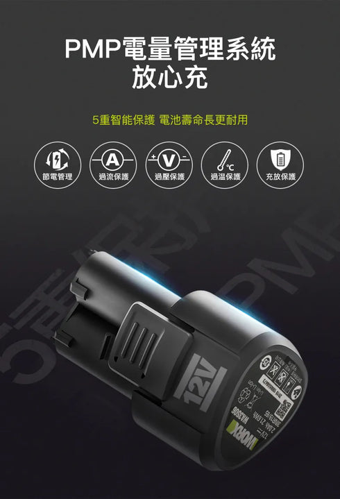 威克士Worx WU129 12V 無刷起子電鑽