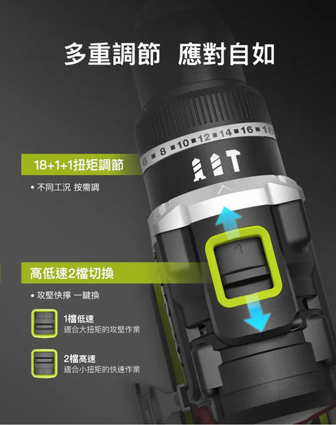 威克士Worx WU373 20V 無刷衝擊電鑽