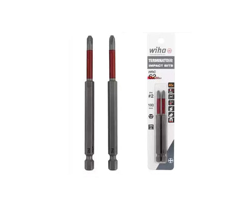 Terminator系列單十字細頭扭力批咀 (2支裝)