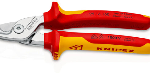 凱尼派克Knipex 95 16 160 / 165 / 200絕緣柄電纜剪
