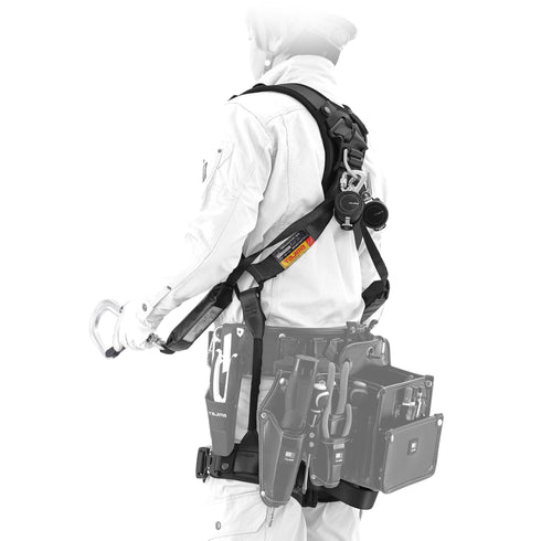 田島Tajima A1HAKR-WL8BK全身式安全帶連小型捲線式尾繩兩條 (均碼)