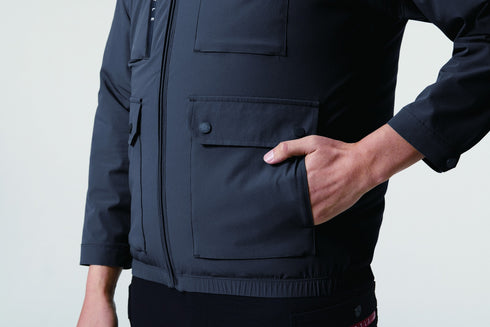 Burtle Aircraft AC2034彈性防UV連帽風扇背心 (背部出風) (淨衫) (現貨發售)