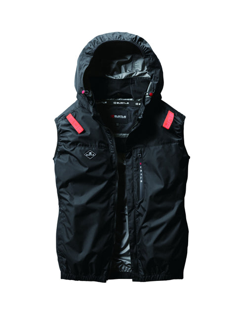 Burtle Aircraft AC2064防UV防水連帽風扇背心 (腰部出風)(淨衫) (現貨發售)