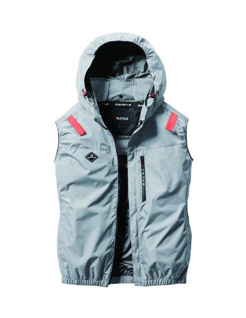 Burtle Aircraft AC2064防UV防水連帽風扇背心 (腰部出風)(淨衫) (現貨發售)