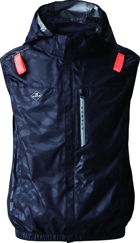 Burtle Aircraft AC2064防UV防水連帽風扇背心 (腰部出風)(淨衫) (現貨發售)