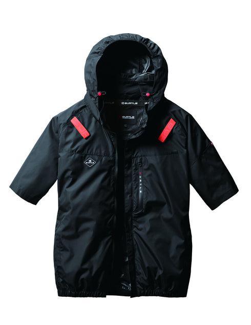 Burtle Aircraft AC2066防UV防水連帽風扇短袖外套 (腰部出風)(淨衫)(現貨發售)