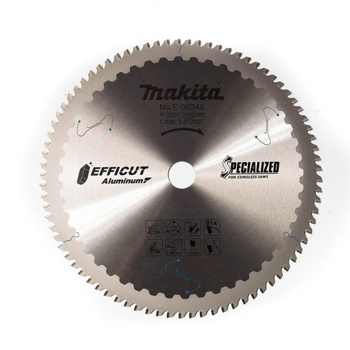 牧田Makita E-06345 EFFICUT系列快速圓鋸片 (鋁材用)