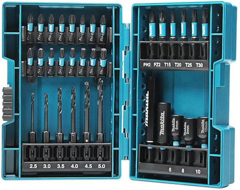 牧田Makita E-06622 IMPACT BLACK系列批咀及鑽咀套裝