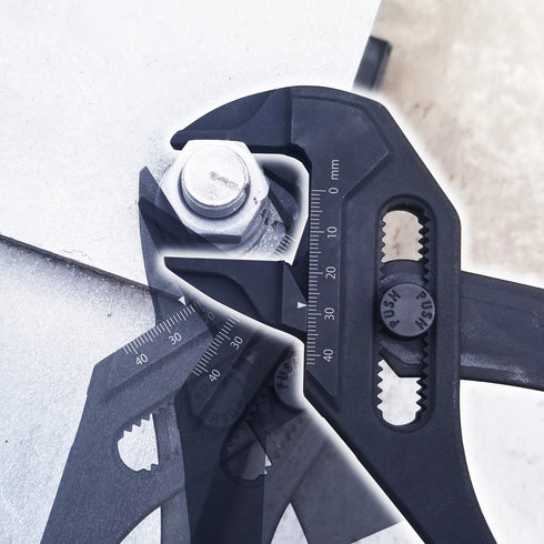 富士箭Fujiya黑金FLM-45-BG無牙刻度快速調較水泵鉗