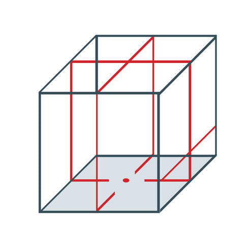 木井方G4167 4企1平1點綠光平水儀