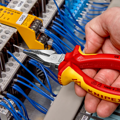 凱尼派克Knipex 08 26 145 6"絕緣柄尖型平咀鉗