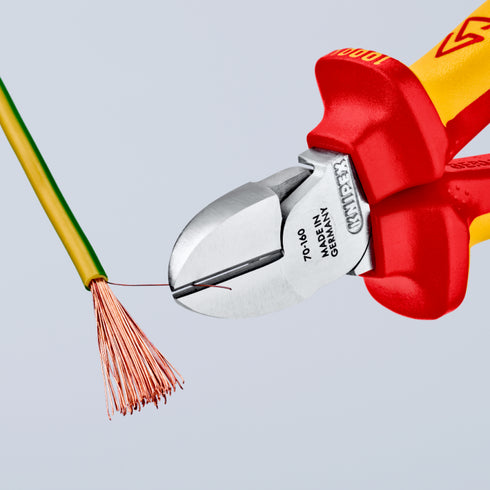 凱尼派克Knipex 70 06 140 / 160 絕緣柄鍍鉻斜咀鉗