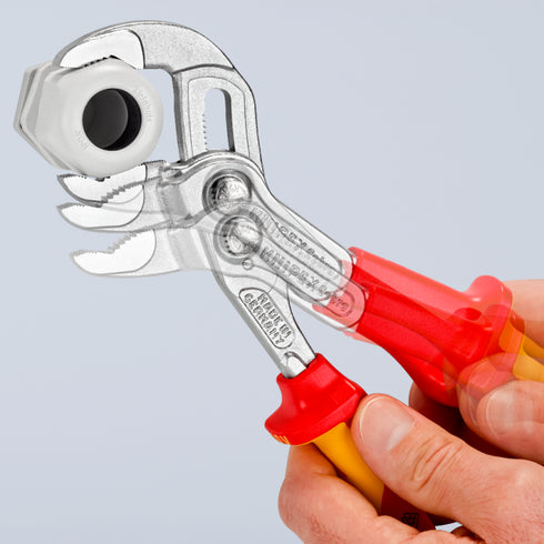 凱尼派克Knipex 87 26 250 Cobra® 10"鍍鉻快速調較絕緣柄水泵鉗