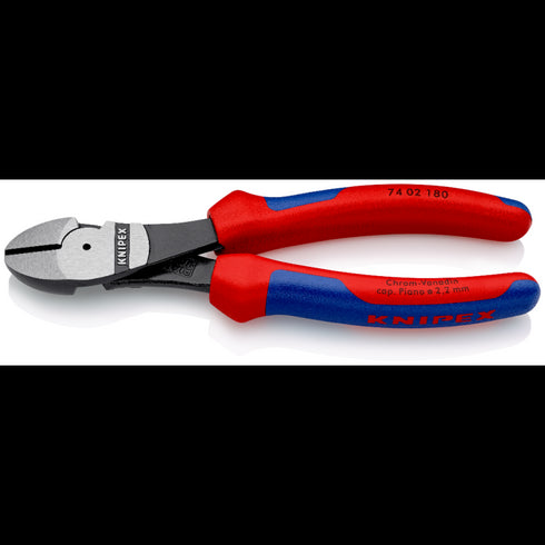 凱尼派克Knipex 74 02 180 / 200 / 250厚膠柄高槓桿斜咀鉗