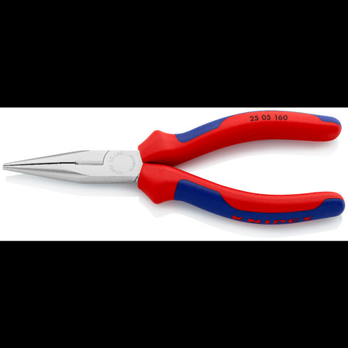 凱尼派克Knipex 25 05 160 6"厚膠柄鍍鉻尖咀鉗