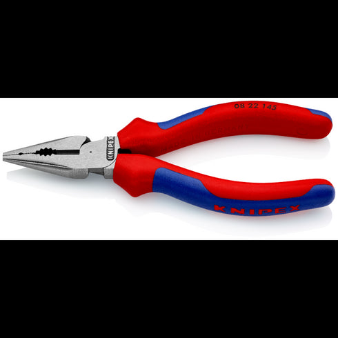 凱尼派克Knipex 08 22 145 6"厚膠柄尖型平咀鉗