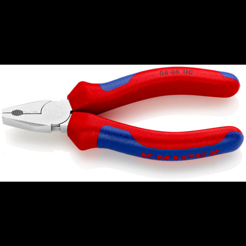 凱尼派克Knipex 08 05 110 4"厚膠柄迷你平咀鉗