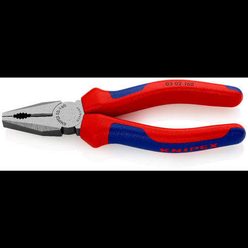 凱尼派克Knipex 03 02 160 / 180 / 200厚膠柄平咀鉗