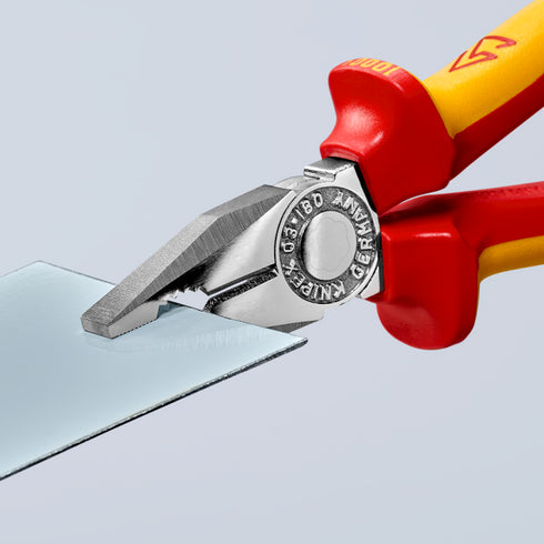 凱尼派克Knipex 03 06 160 / 180 / 200絕緣柄鍍鉻平咀鉗