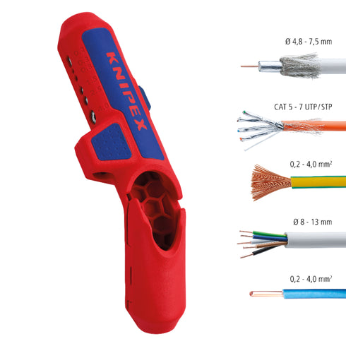 凱尼派克Knipex 16 95 01 SB ErgoStrip®多用途剝線器
