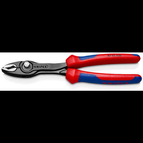凱尼派克Knipex 82 02 200 8"按鈕調較厚膠柄鯉魚鉗