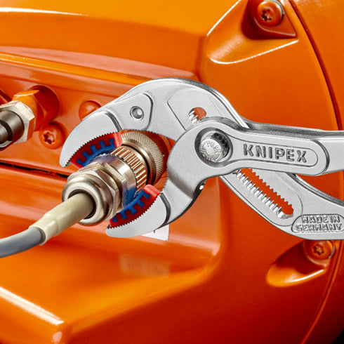 凱尼派克Knipex 81 13 250闊口快速調較膠柄水泵鉗(連膠咀)